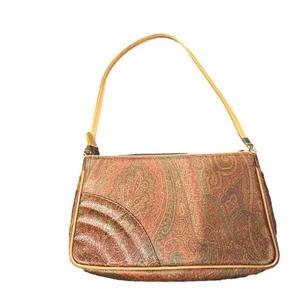 ETRO small Paisley leather shoulder bag